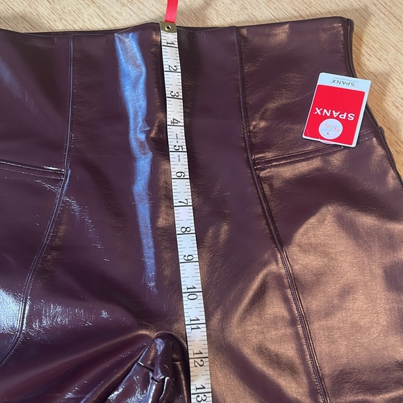 Spanx Faux Leather Patent Leggings (XL Petite) NWT - Picture 11 of 12